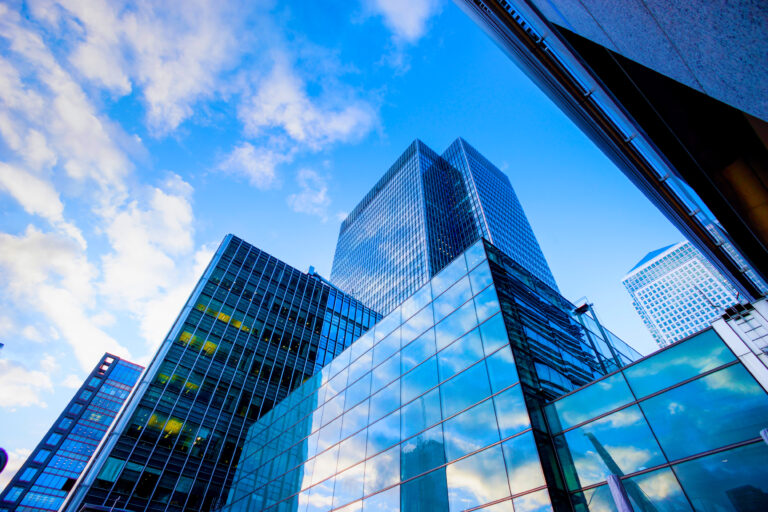 Business office building in London, England